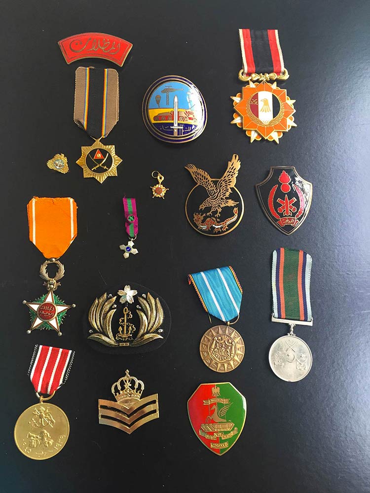 Lot of 17 Military Decorations. ... 