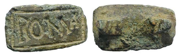 Roman Bronze Bread-Stamp, c. ... 