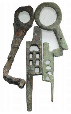 Lot of 4 Roman Bronze Keys, c. ... 