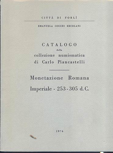 COCCHI ERCOLANI E. - Catalogo ... 
