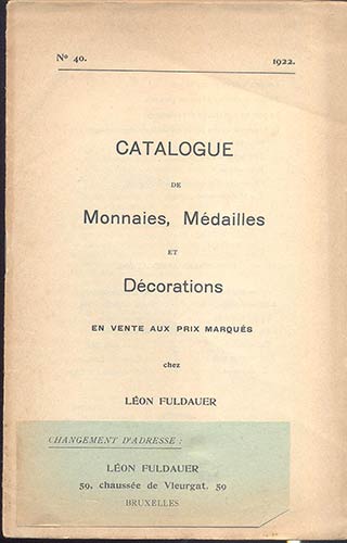 FULDAUER L. - Catalogue de ... 