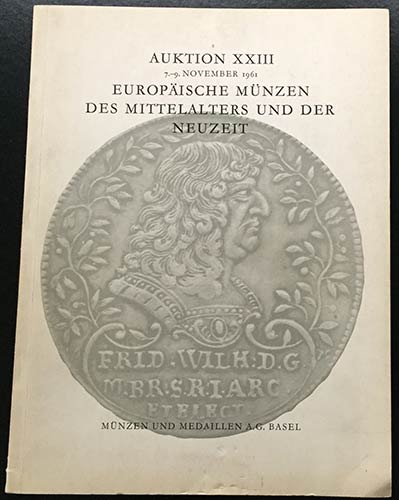 Munzen und Medaillen Auction ... 