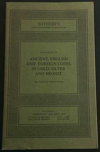 Sothebys Catalogue of Ancient , ... 