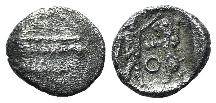 Samaria, 4th Century BC. AR Obol ... 
