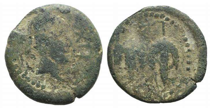 Mauretania, Lixus, c. 50-1 BC. Æ ... 