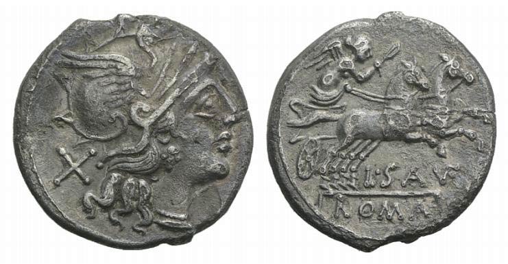L. Saufeius, Rome, 152 BC. AR ... 