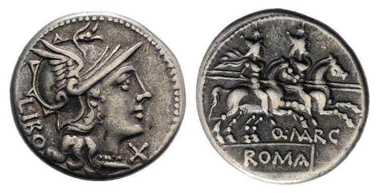 Q. Marcius Libo, Rome, 148 BC. AR ... 