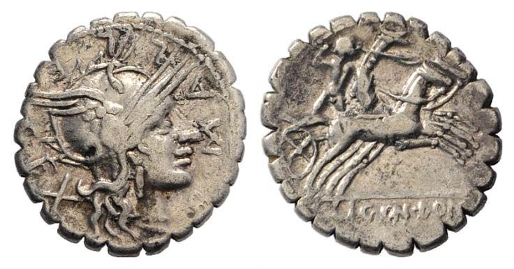 C. Malleolus C.f., Rome, 118 BC. ... 