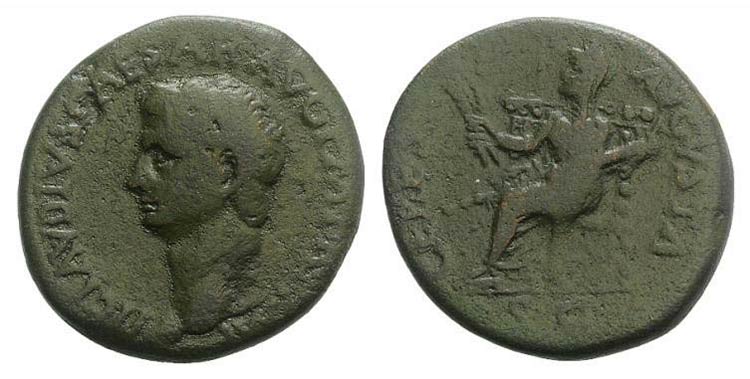 Claudius (41-54). Æ Dupondius ... 