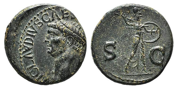 Claudius (41-54). Æ As (26mm, ... 