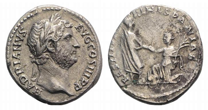Hadrian (117-138). AR Denarius ... 