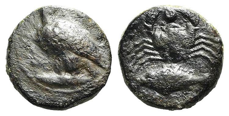 Sicily, Akragas, c. 409-406 BC. Æ ... 