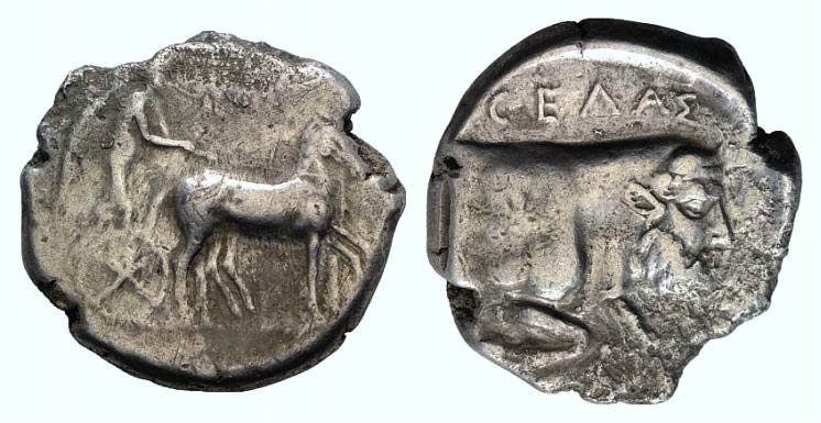 Sicily, Gela, c. 430-425 BC. AR ... 