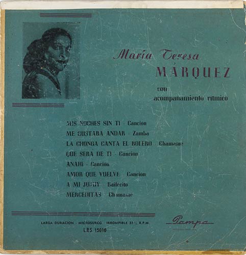 María Teresa Marquez, Mis Noches ... 