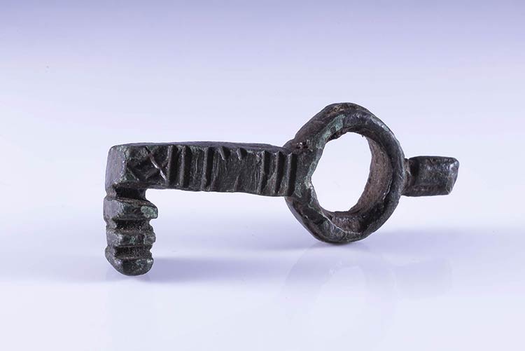 Roman Bronze Key, c. 1st - 2nd ... 