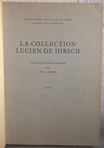 NASTER P. – La collection Lucien ... 