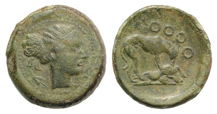 Sicily, Segesta, c. 410-400 BC. Æ ... 