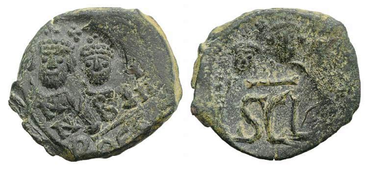 Heraclius (610-641). Æ 40 Nummi ... 
