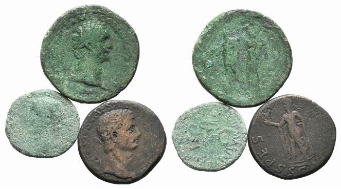 Lot of 3 Roman Imperial Æ coins, ... 