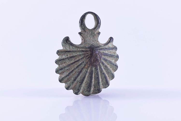 Roman Bronze Shell applique, c. ... 