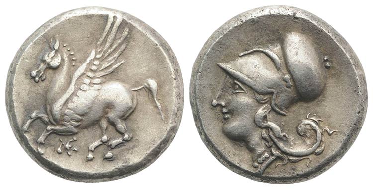 Bruttium, Medma, c. 350-340 BC. AR ... 
