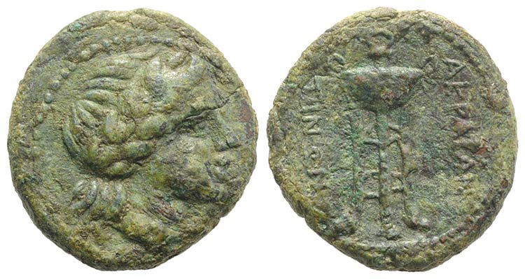 Sicily, Akragas, c. 240-212 BC. Æ ... 