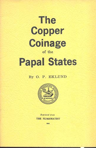 EKLUND O. P . - The copper coinge ... 