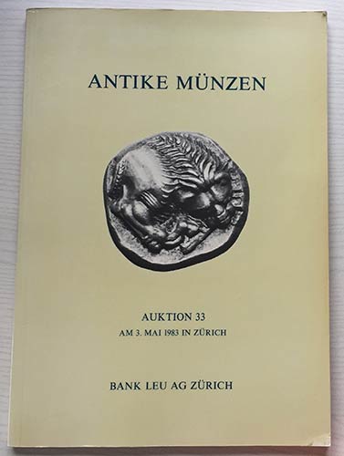 Bank Leu, Auktion 33. Antike ... 