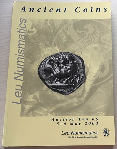 Leu Numismatics Auction 86. ... 