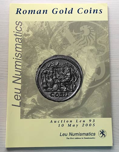 Leu Numismatics, Auktion 93. Roman ... 