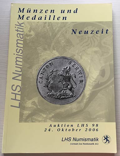 LHS Numismatik Auction 98. Munzen ... 