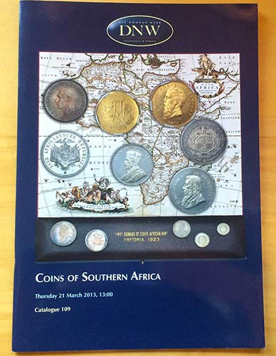 DNW  Coins,  of Southern Africa. ... 