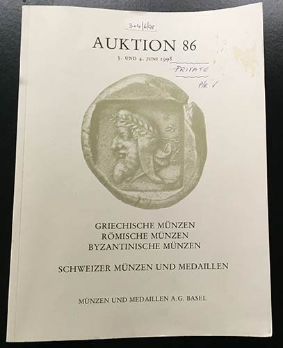Munzen und Medaillen Auction 86. ... 