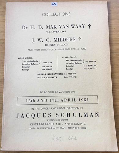 Schulman J. Collection Dr. H.D. ... 