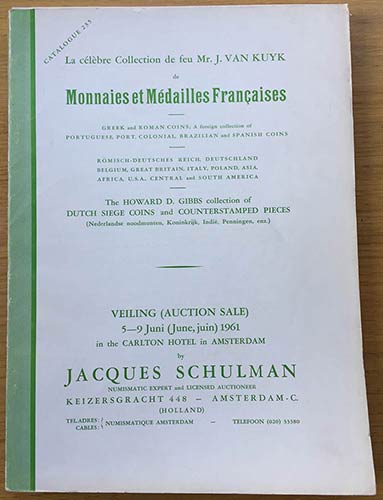 Schulman H. Catalogue No. 235. La ... 