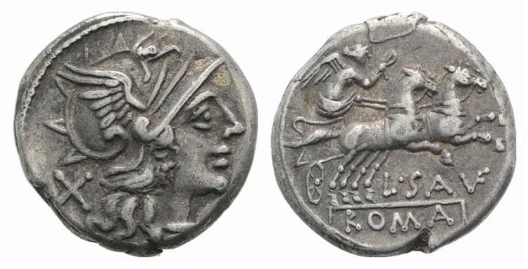 L. Saufeius, Rome, 152 BC. AR ... 