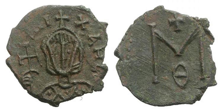 Michael III (842-867). Æ 40 Nummi ... 