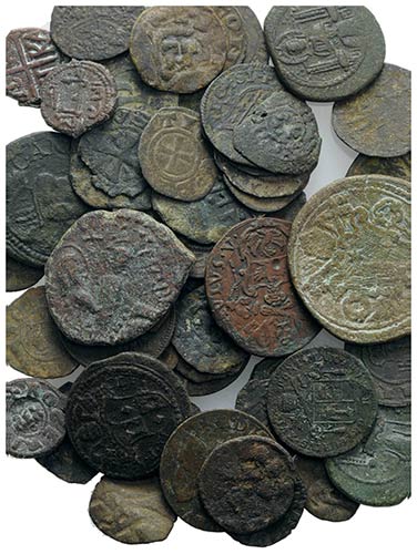 Lot of 65 Æ and BI Byzantine and ... 