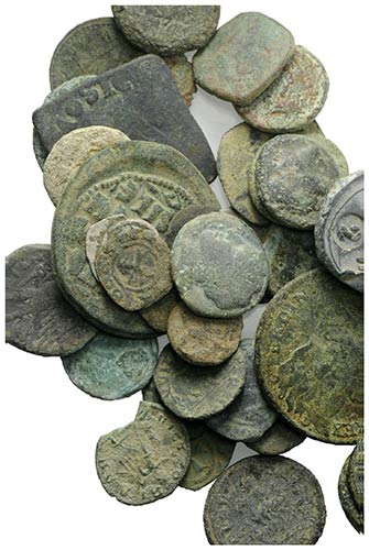 Mixed lot of 38 Ancient Æ coins, ... 