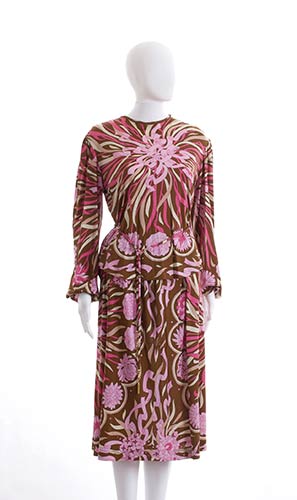 EMILIO PUCCI BROWN AND PINK ... 