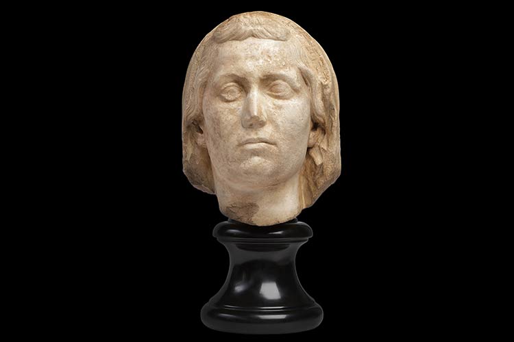Roman Marble Portrait of a Veiled ... 