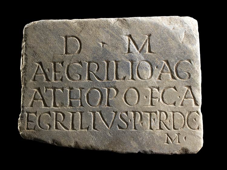 Roman Marble Gravestone of Aulus ... 