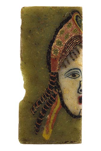 Egyptian Hetaira Half Mask mosaic ... 