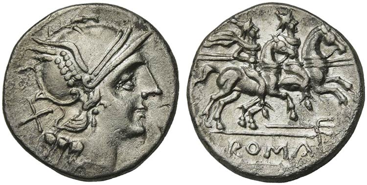 Trident series, Denarius, Rome, ... 