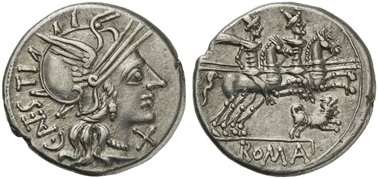 C. Antestius, Denarius, Rome, 146 ... 