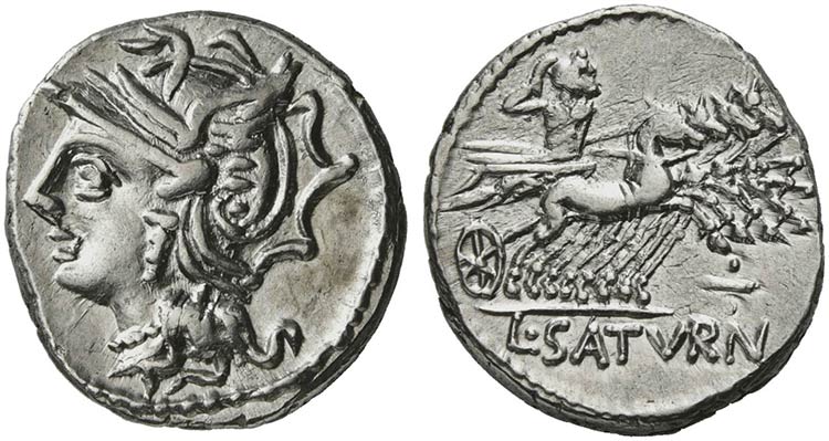 L. Appuleius Saturninus, Denarius, ... 