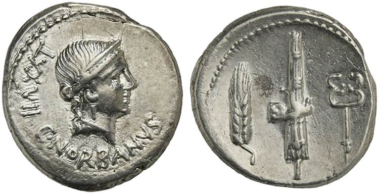 C. Norbanus, Denarius, Rome, 83 ... 