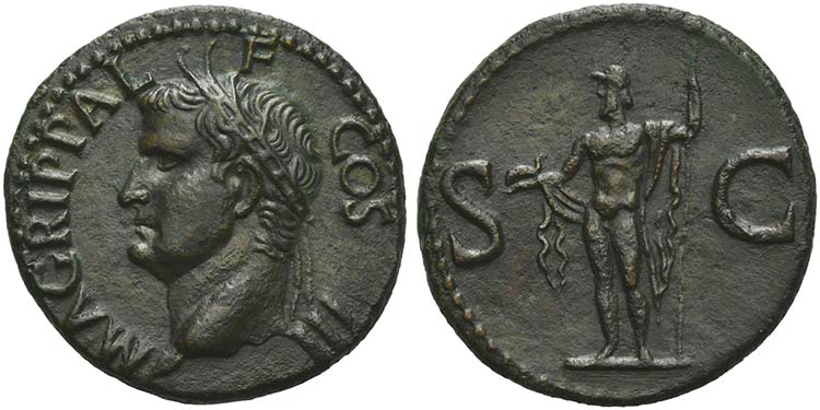 Agrippa, As struck under Gaius, ... 