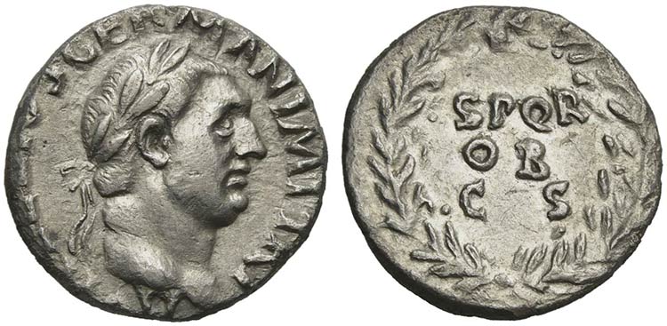 Vitellius (69), Denarius, Rome, ... 