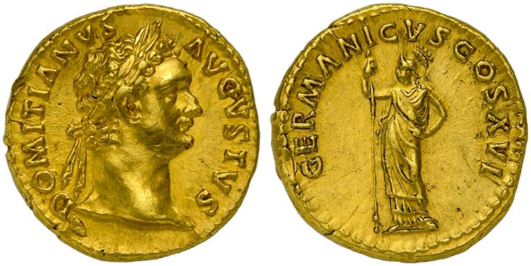 Domitian (81-96), Aureus, Rome, AD ... 